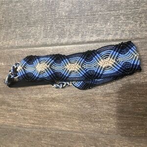 Blue Woven Headband